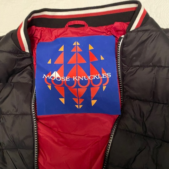 MOOSE KNUCKLES Kids Bomber Jacket - Picture 2 of 3